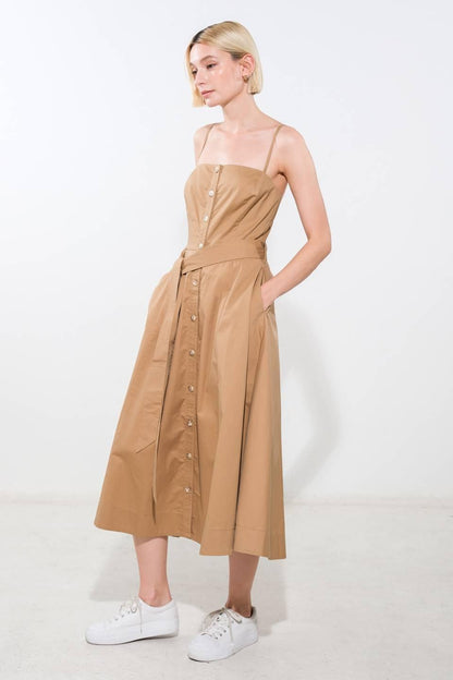 Proof of Perfection Woven Midi Dress