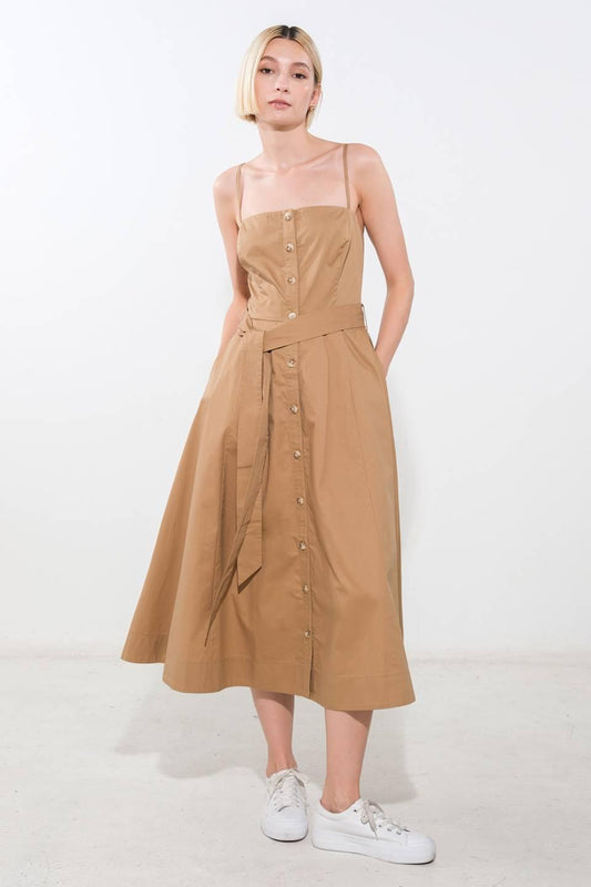 Proof of Perfection Woven Midi Dress