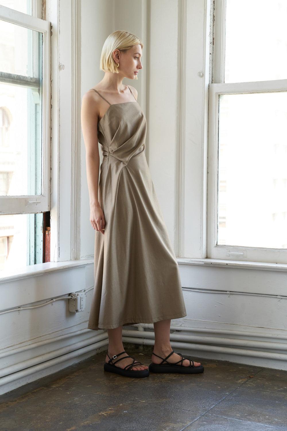 Happily Yours Woven Midi Dress