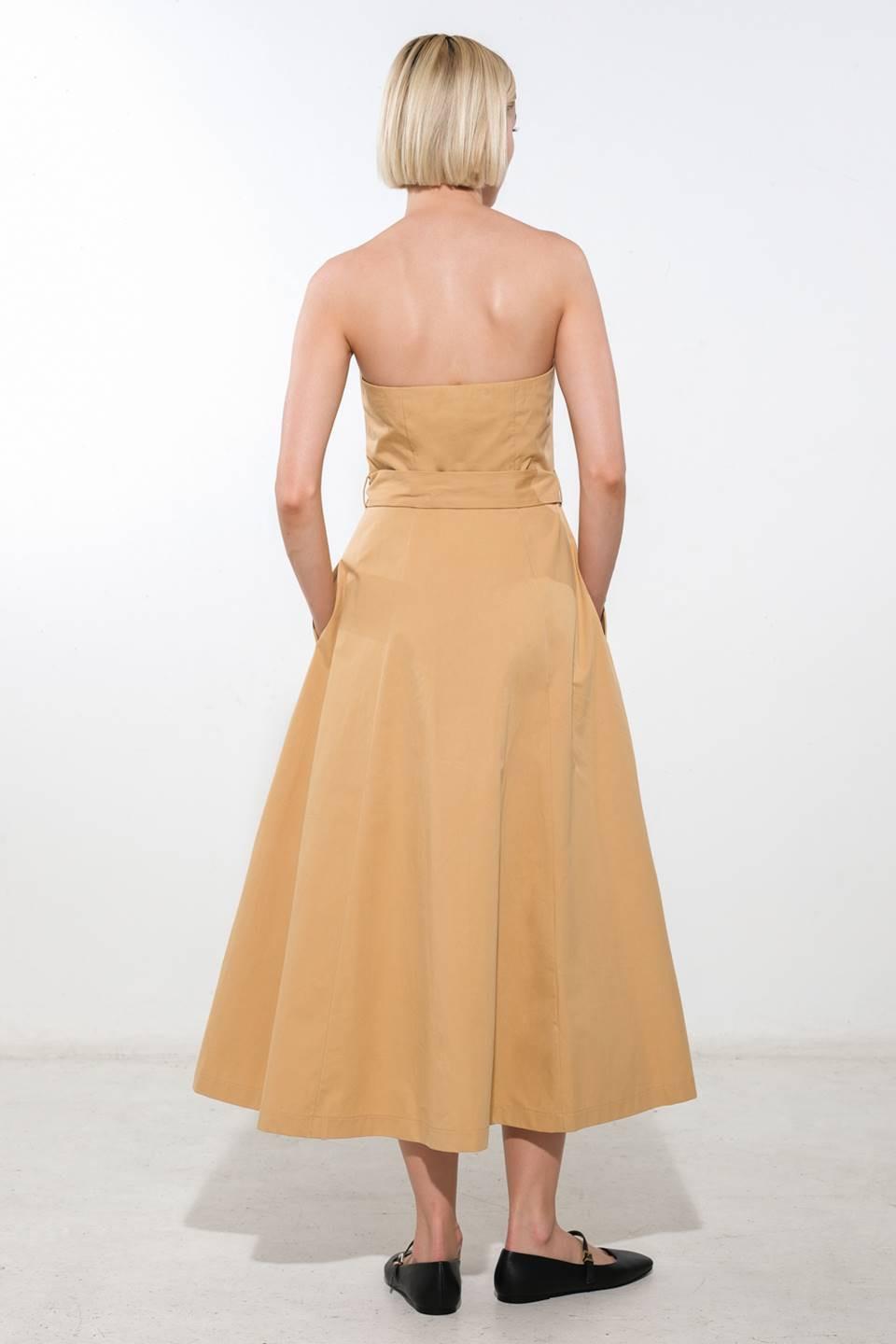 Follow You Everywhere Woven Midi Dress