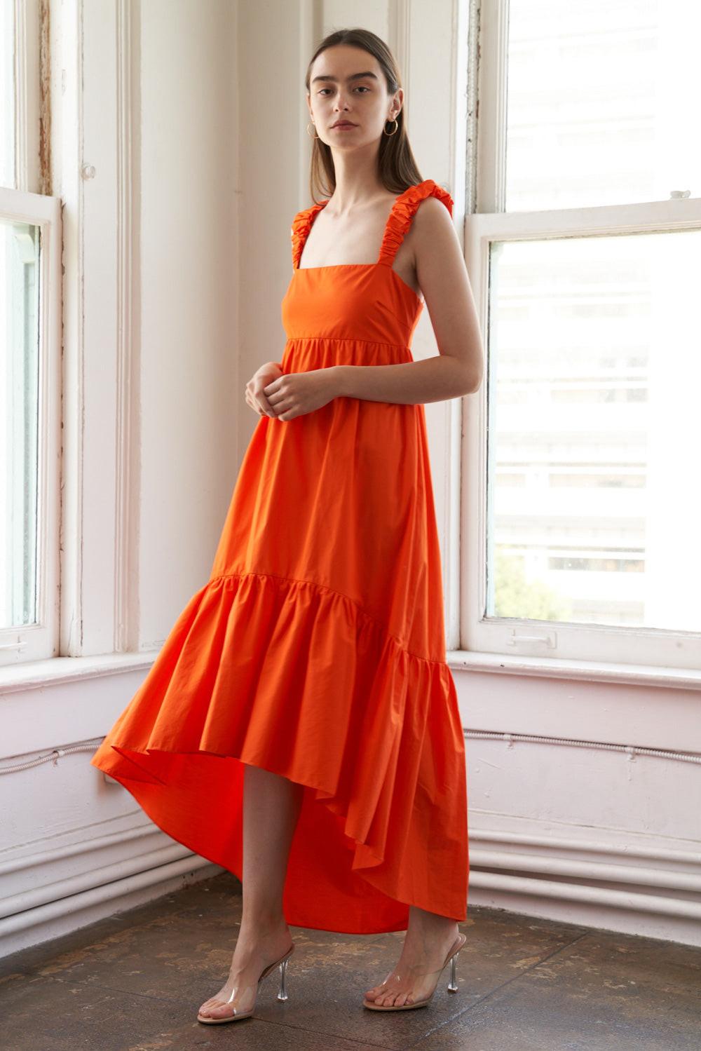 Sunbeam Splendor Woven Midi Dress