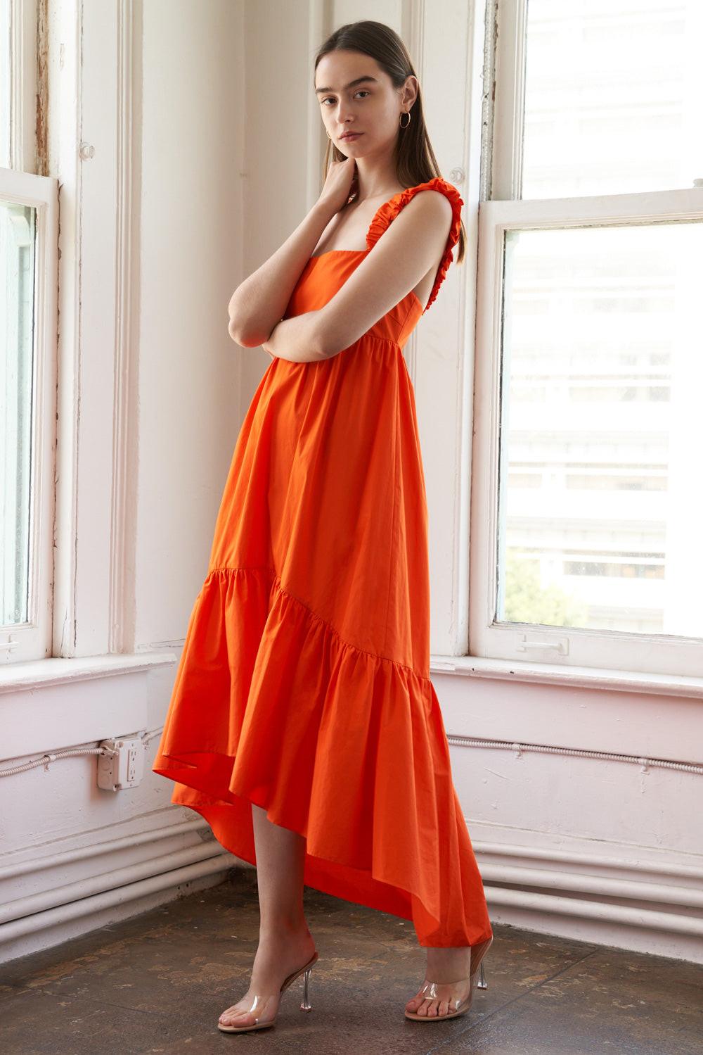Sunbeam Splendor Woven Midi Dress