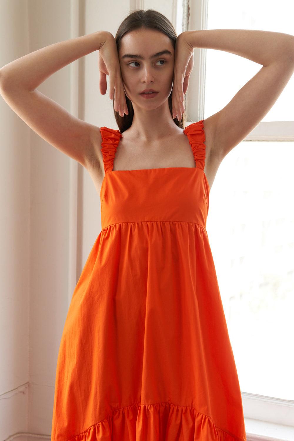 Sunbeam Splendor Woven Midi Dress