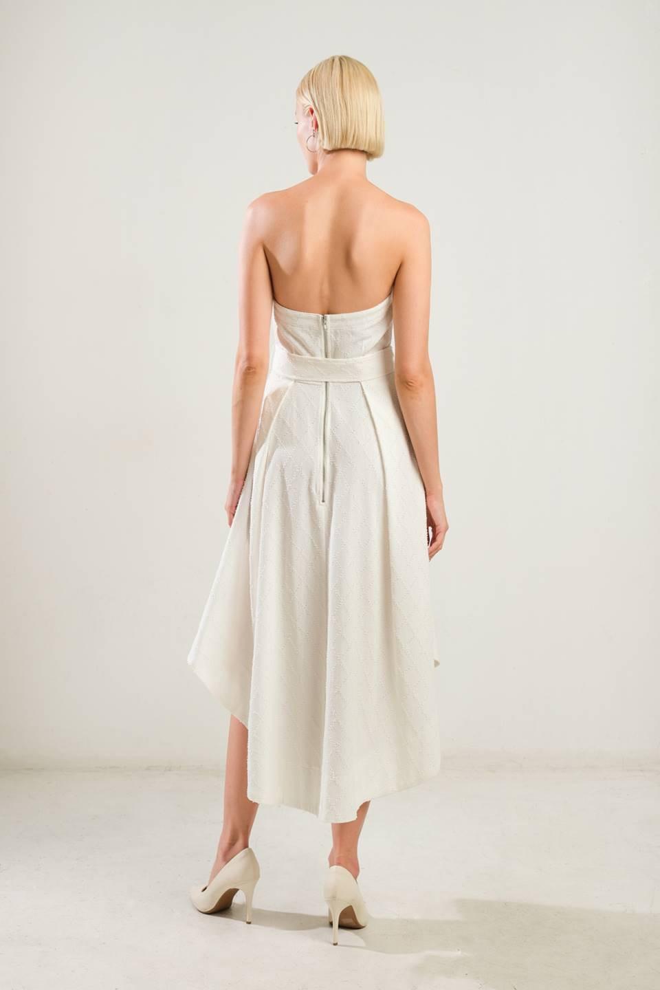 Life's Compass Woven Midi Dress