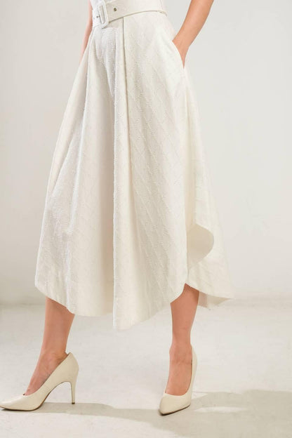 Life's Compass Woven Midi Dress