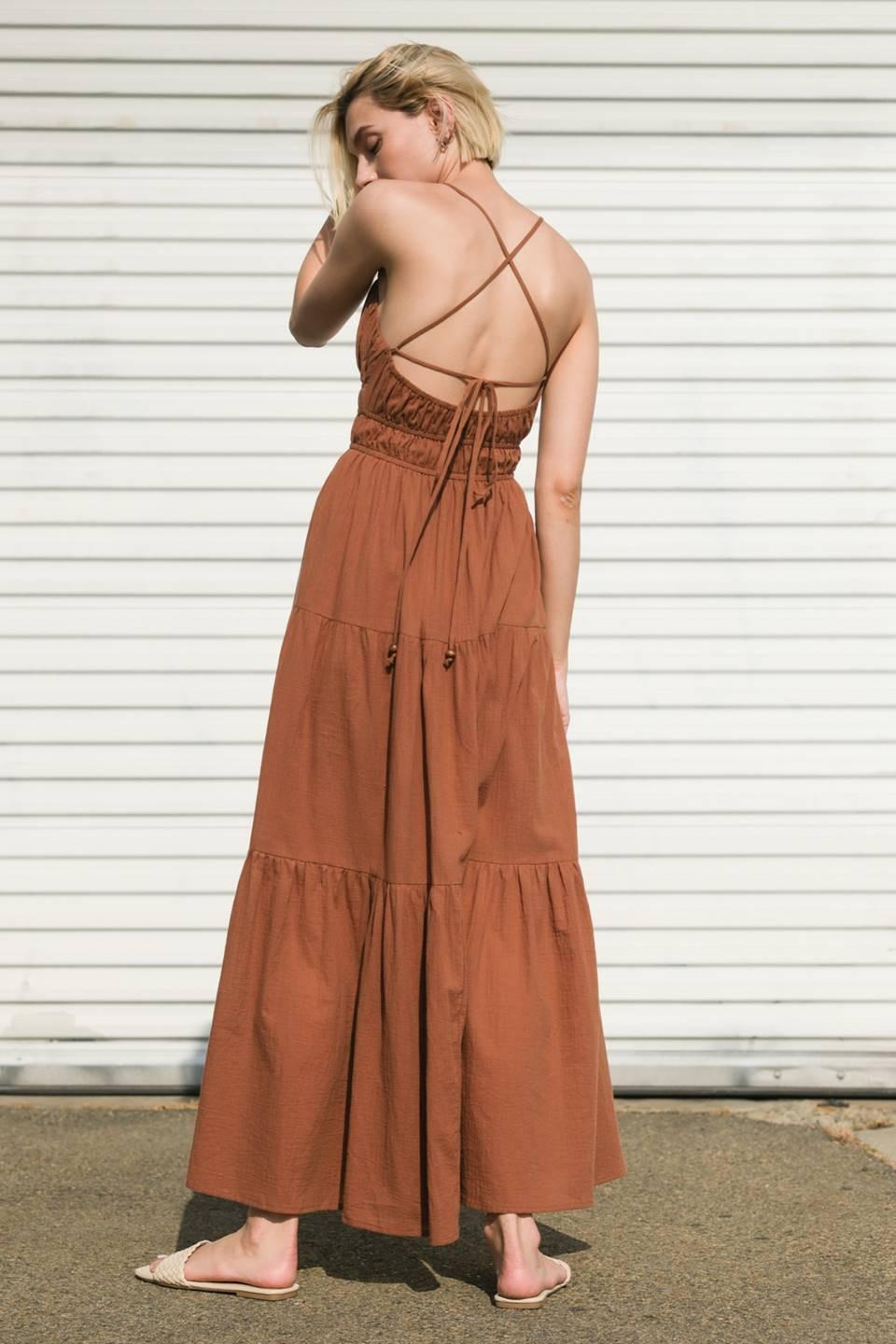 Effortless Elegance Woven Maxi Dress