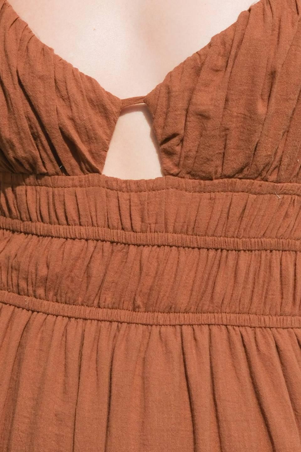 Effortless Elegance Woven Maxi Dress