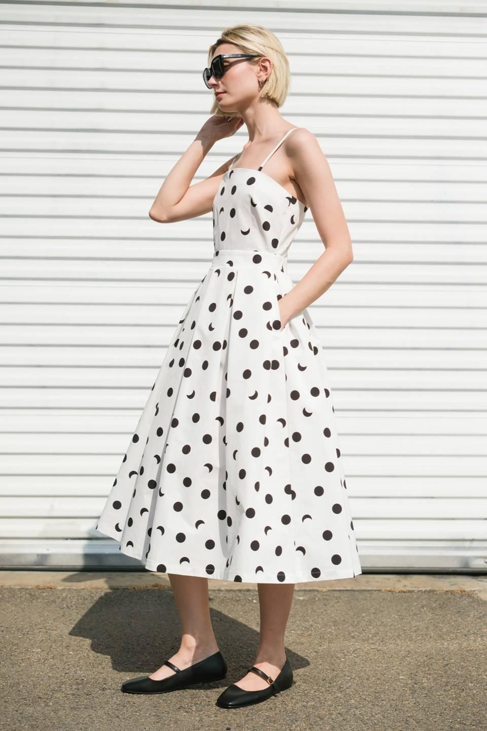 Harmony Horizon Woven Midi Dress