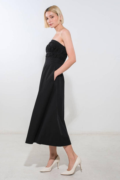 Mystic Muse Woven Midi Dress