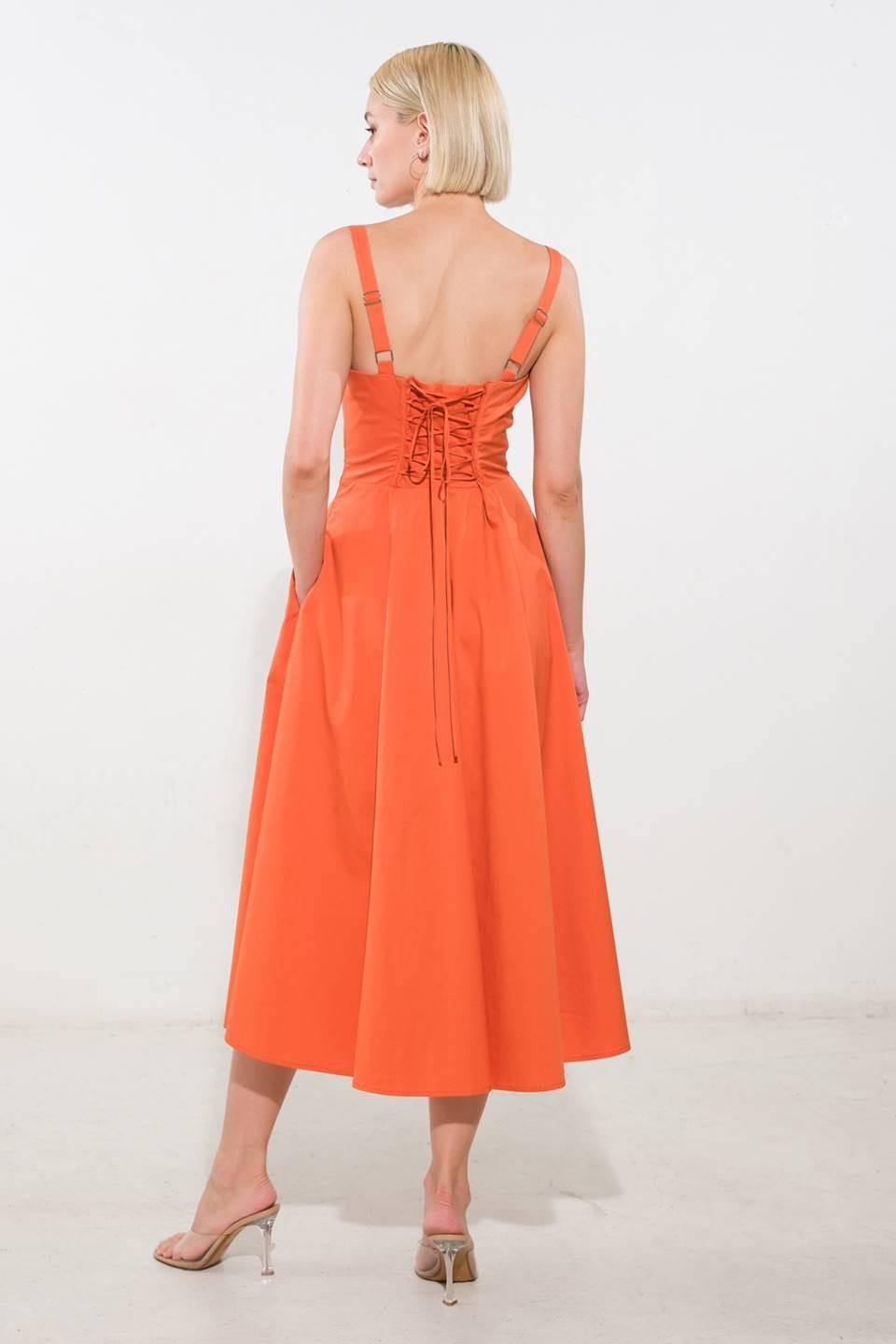 Oceanic Opulence Woven Midi Dress