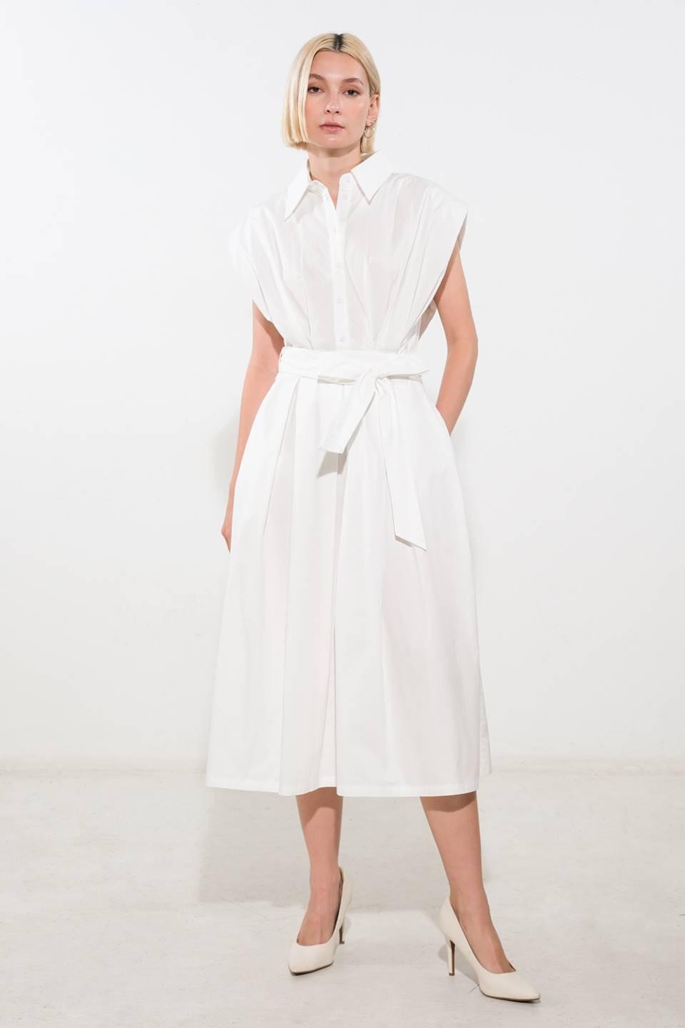 Deeper Connection Woven Midi Dress