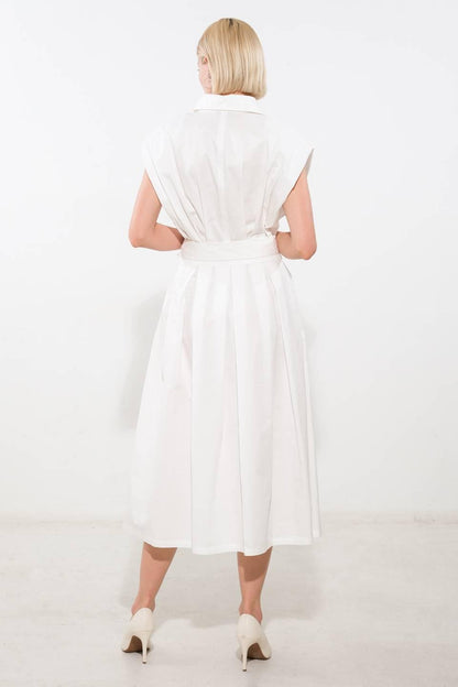 Deeper Connection Woven Midi Dress