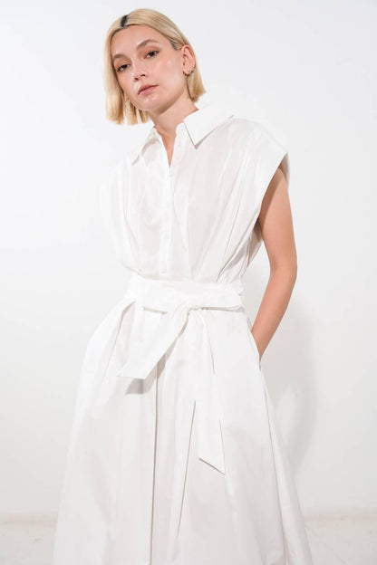 Deeper Connection Woven Midi Dress
