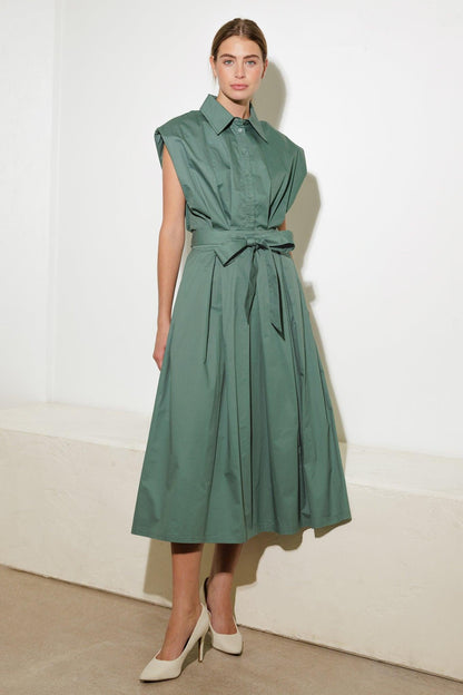 Deeper Connection Woven Midi Dress