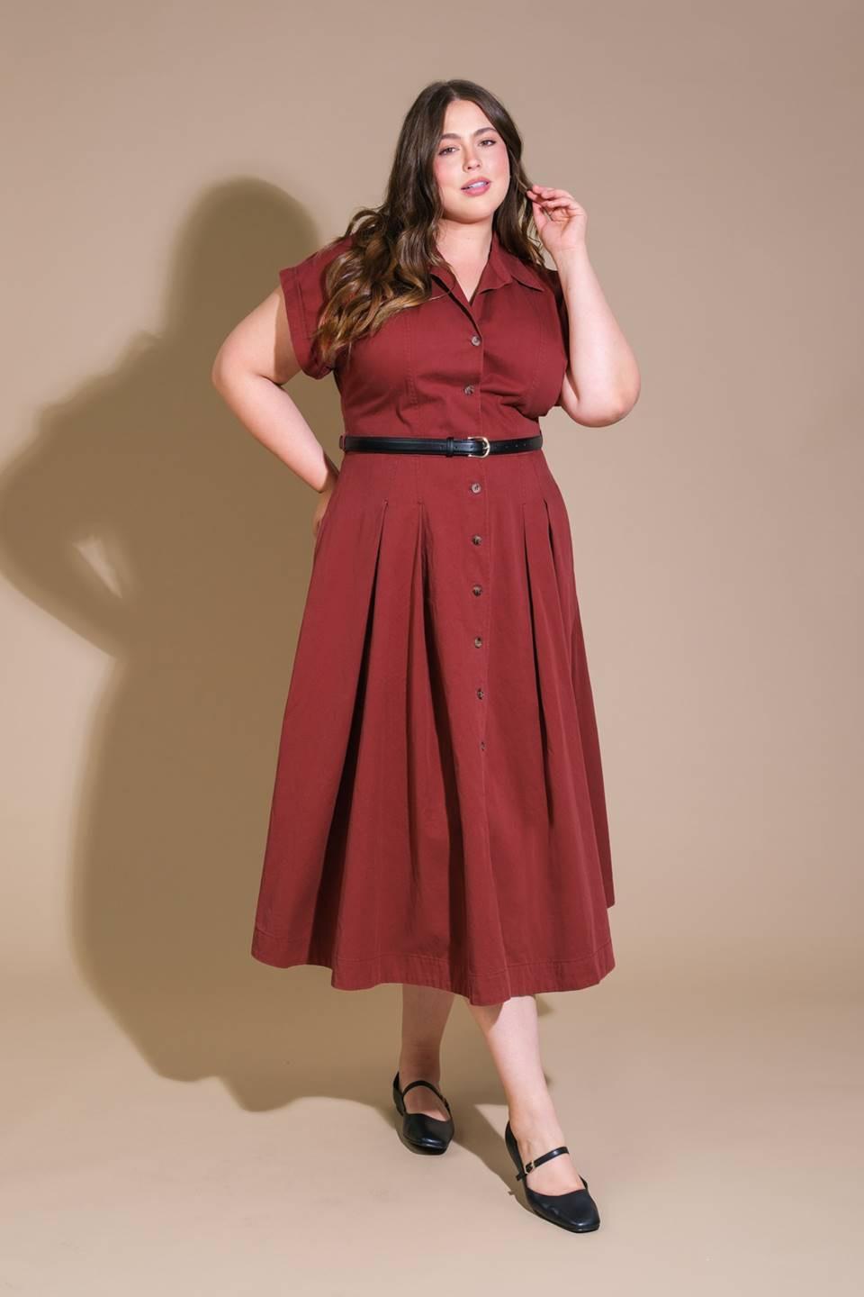 Perfect Balance Woven Midi Dress