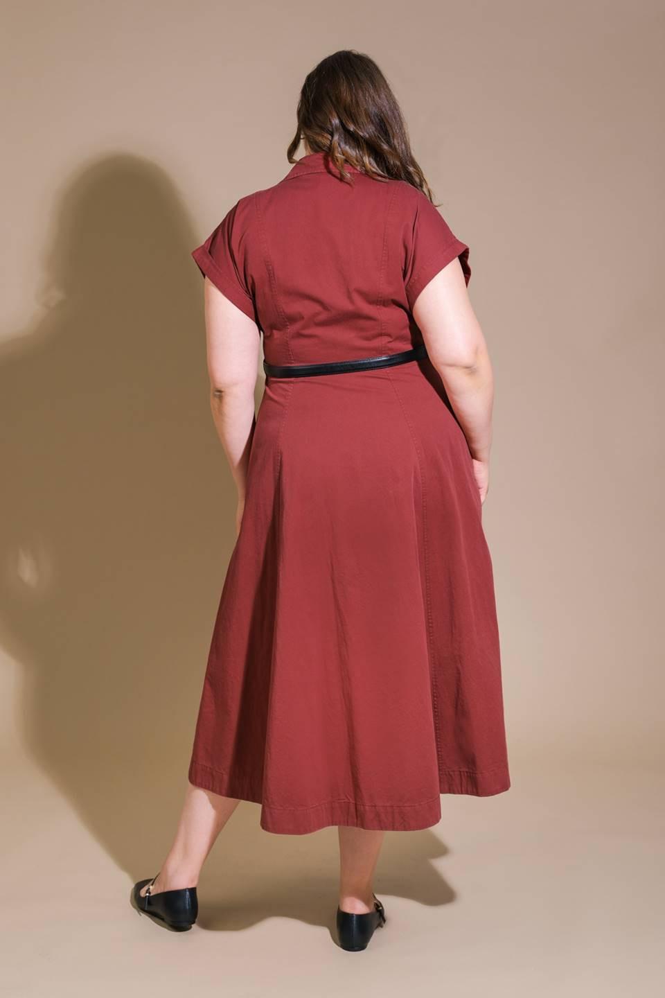 Perfect Balance Woven Midi Dress