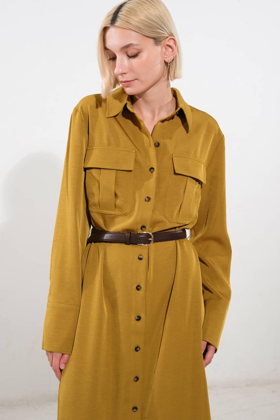 State of Bliss Woven Midi Dress