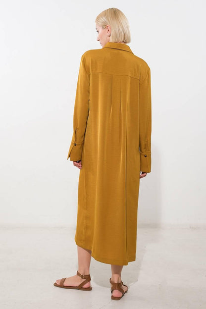 State of Bliss Woven Midi Dress