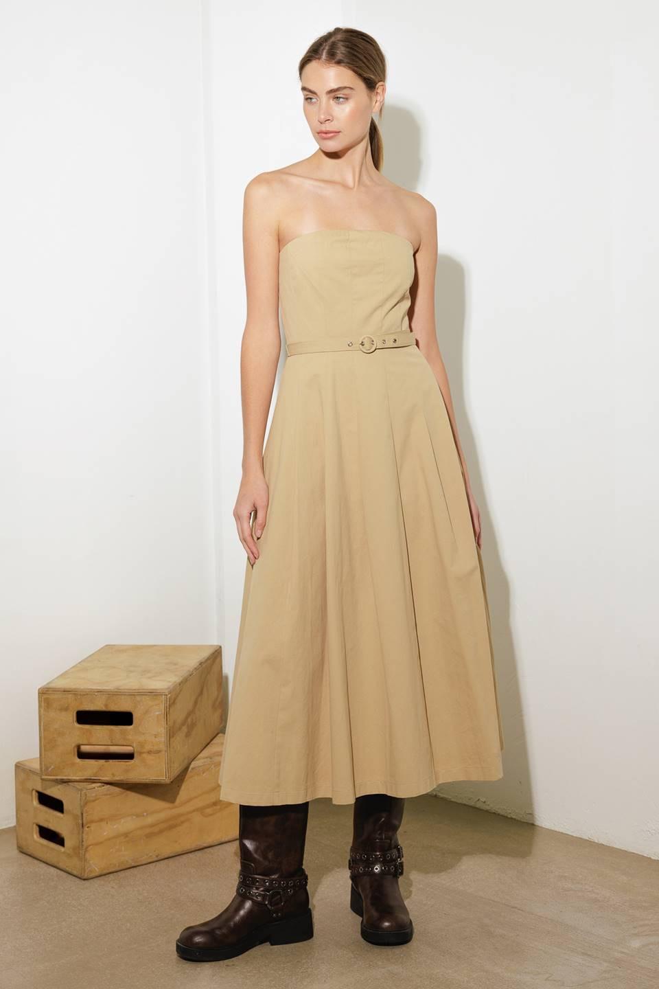 Taking Compliments Woven Midi Dress