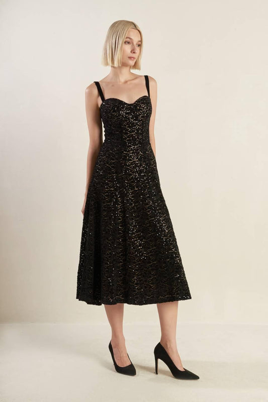 Staple Moment Woven Lace Midi Dress