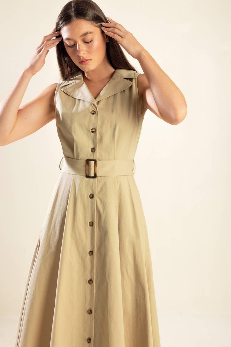 Ideal Approach Woven Midi Dress