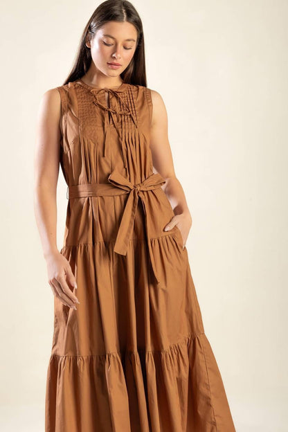 Everything I Want Woven Midi Dress