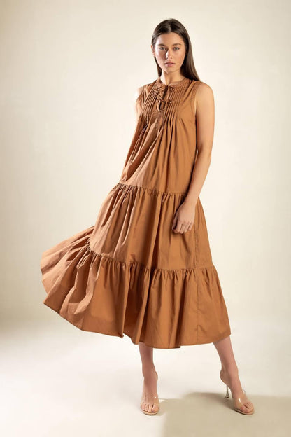 Everything I Want Woven Midi Dress