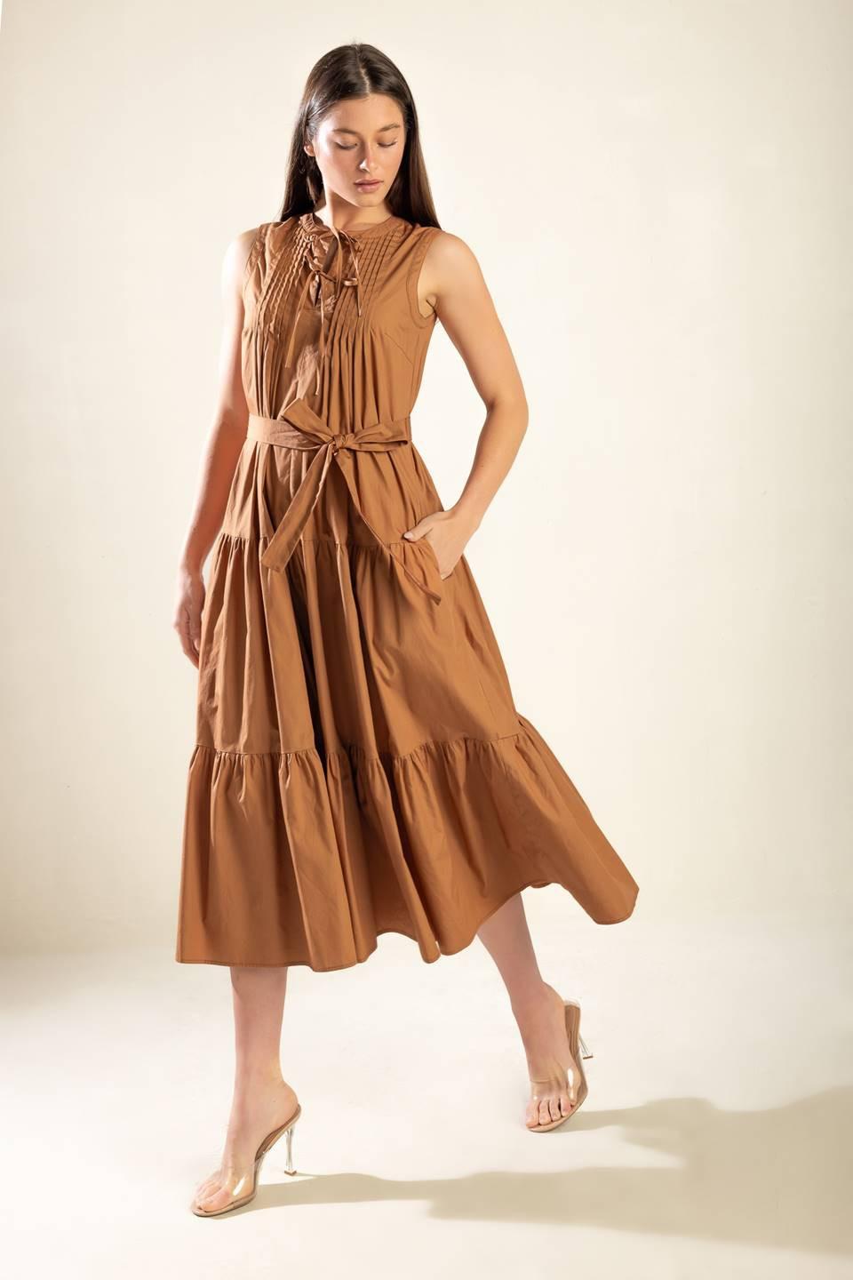 Everything I Want Woven Midi Dress