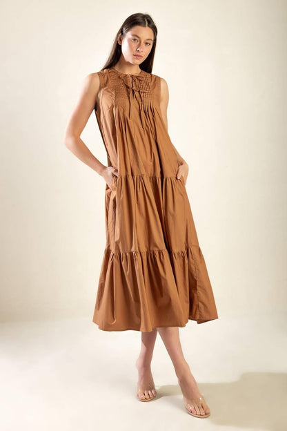 Everything I Want Woven Midi Dress