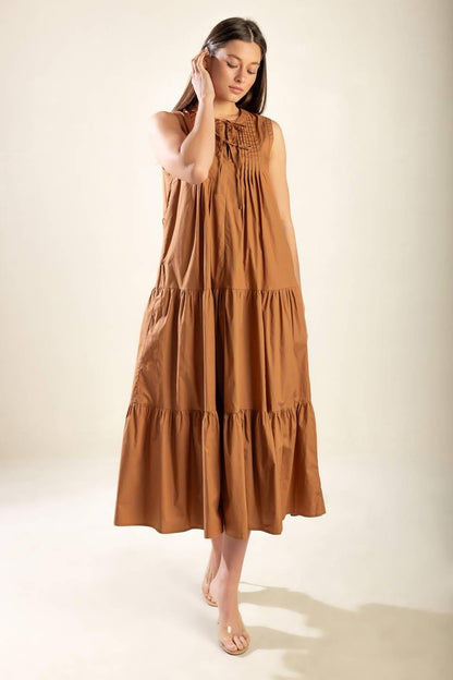 Everything I Want Woven Midi Dress