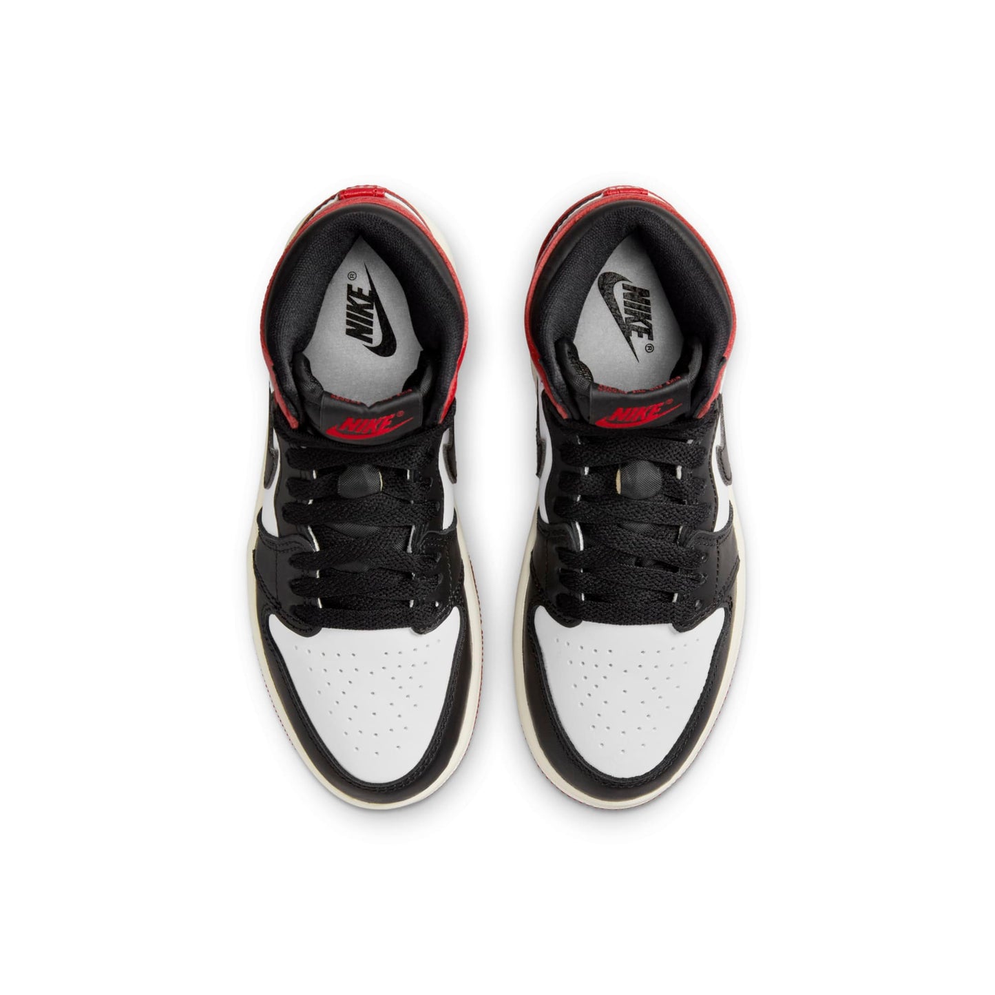 Preschool Air Jordan Retro 1 High Og 'Black Toe Reimagined'