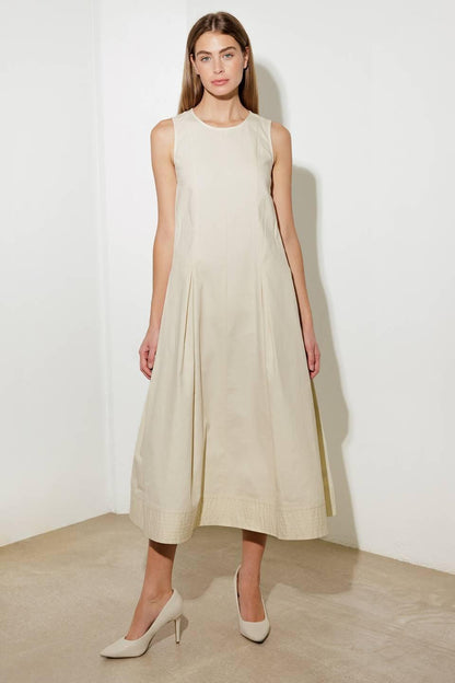 Over the Waters Woven Midi Dress
