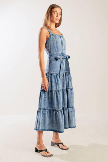 Sunshine State of Mind Indigo Denim Dress