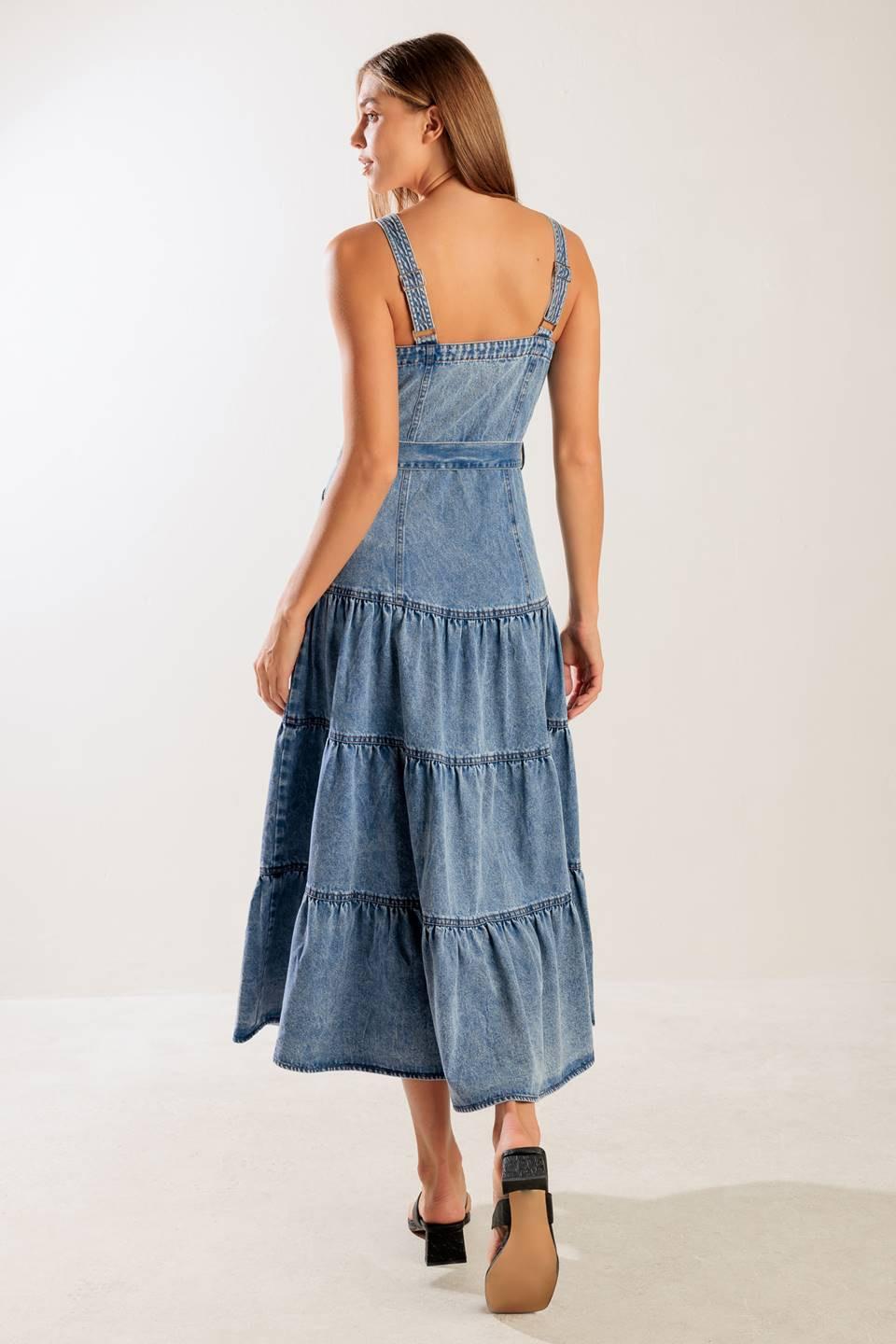 Sunshine State of Mind Indigo Denim Dress