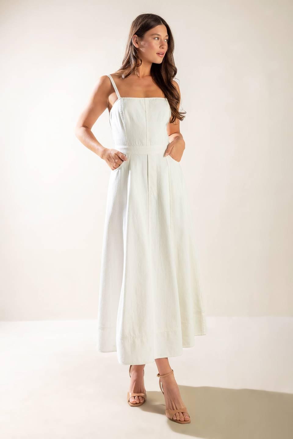 Let's Go for a Walk Woven Midi Dress