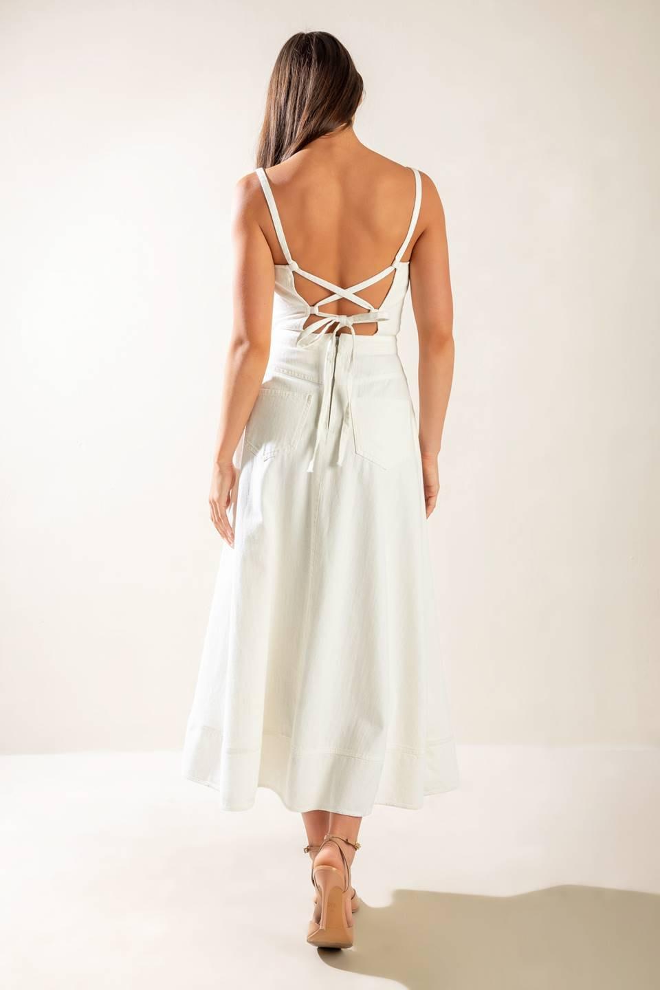 Let's Go for a Walk Woven Midi Dress