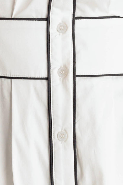 In the Breeze White Woven Midi Dress