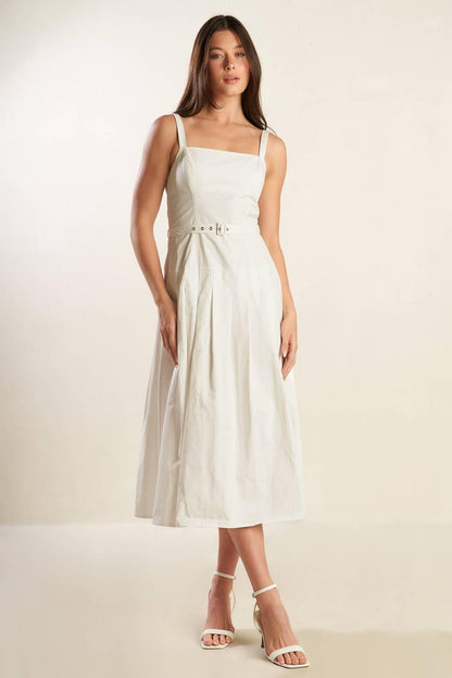 Shay Lantana Woven Midi Dress