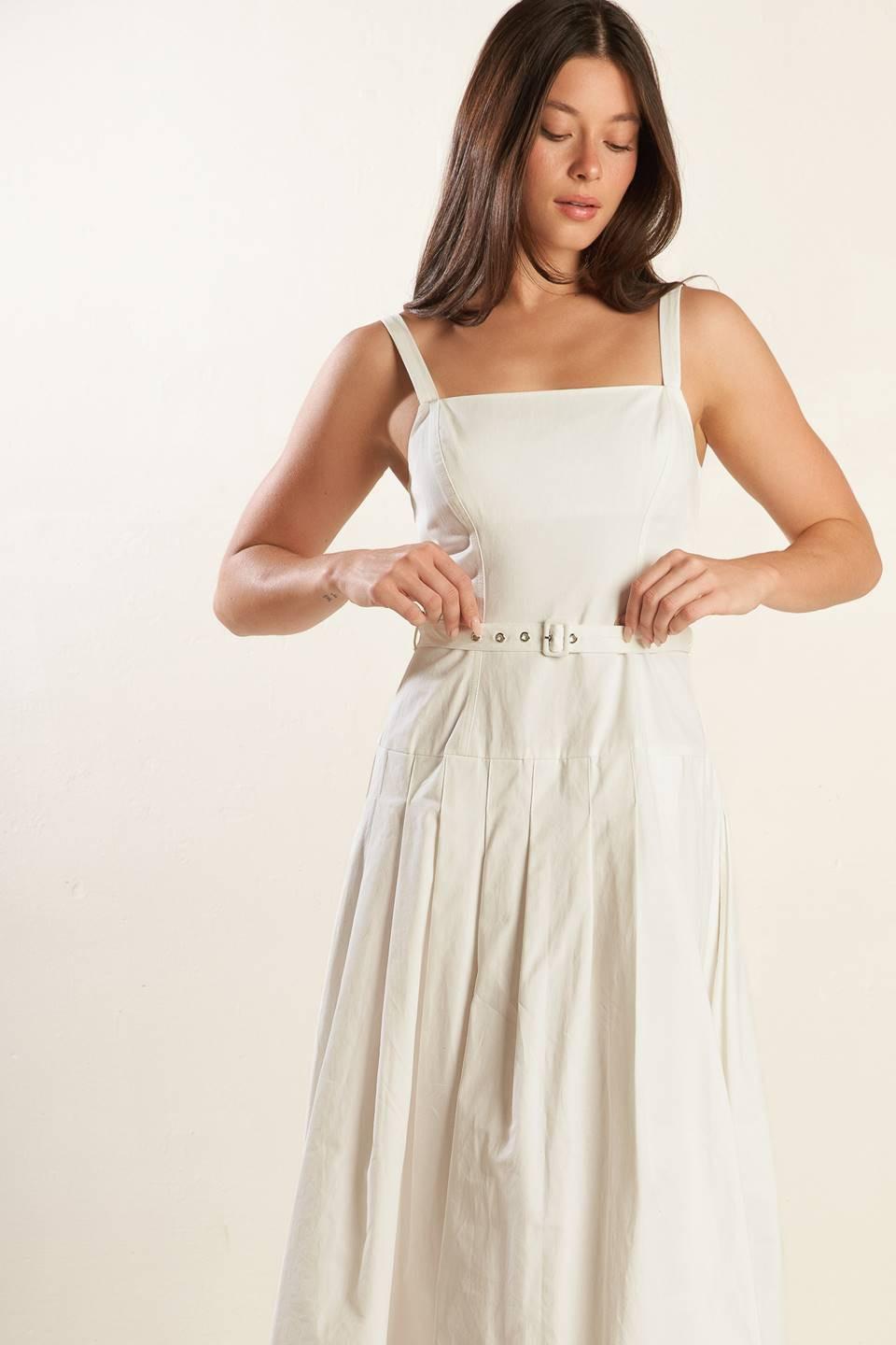 Shay Lantana Woven Midi Dress