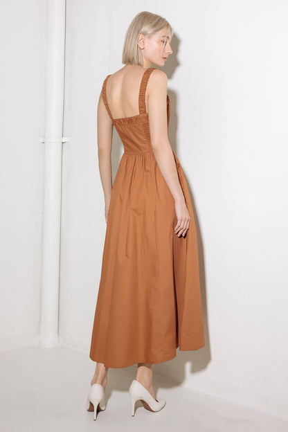 Soak in the Sunset Woven Midi Dress