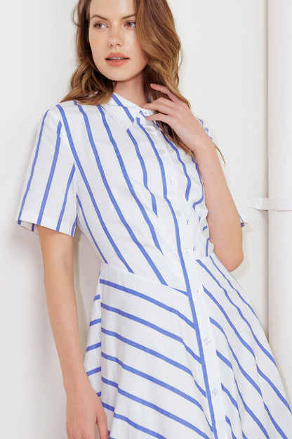 You Had Me at Woven Midi Dress