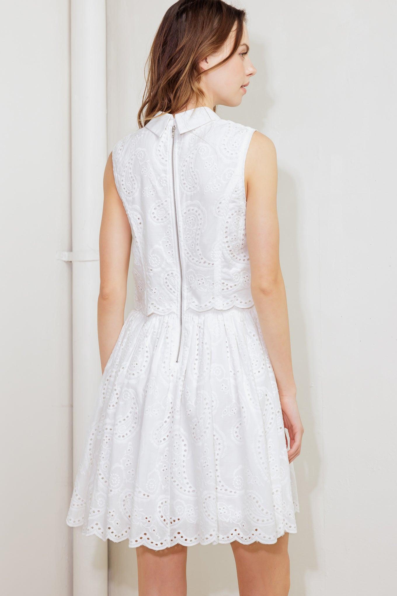 jack wills white lace dress Outfit Post: Cream Lace Tunic Dress