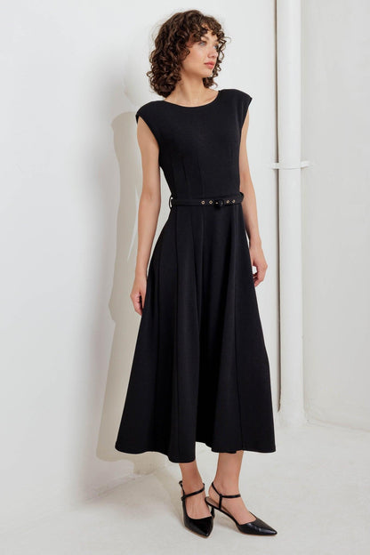 Modern Mona Woven Midi Dress