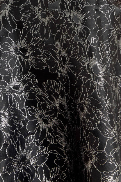 Mystic Hour Woven Jacquard Mini Dress