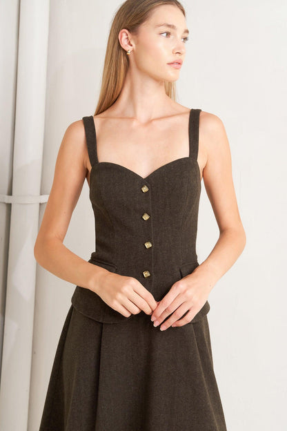 Heritage Tailor Woven Midi Dress