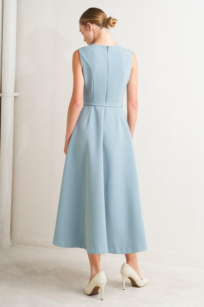 Soft Spoken Woven Midi Dress