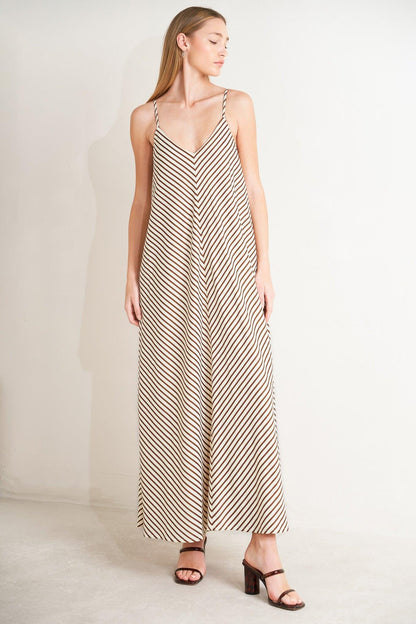Seaside Silhouette Woven Midi Dress