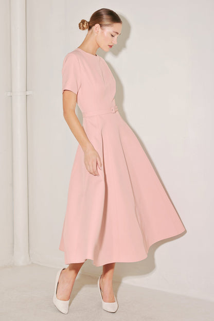 spring midi dress Florals (Women) (FINAL SALE) this dress is perfect for brunch dates SPRING ICON WOVEN MIDI DRESS