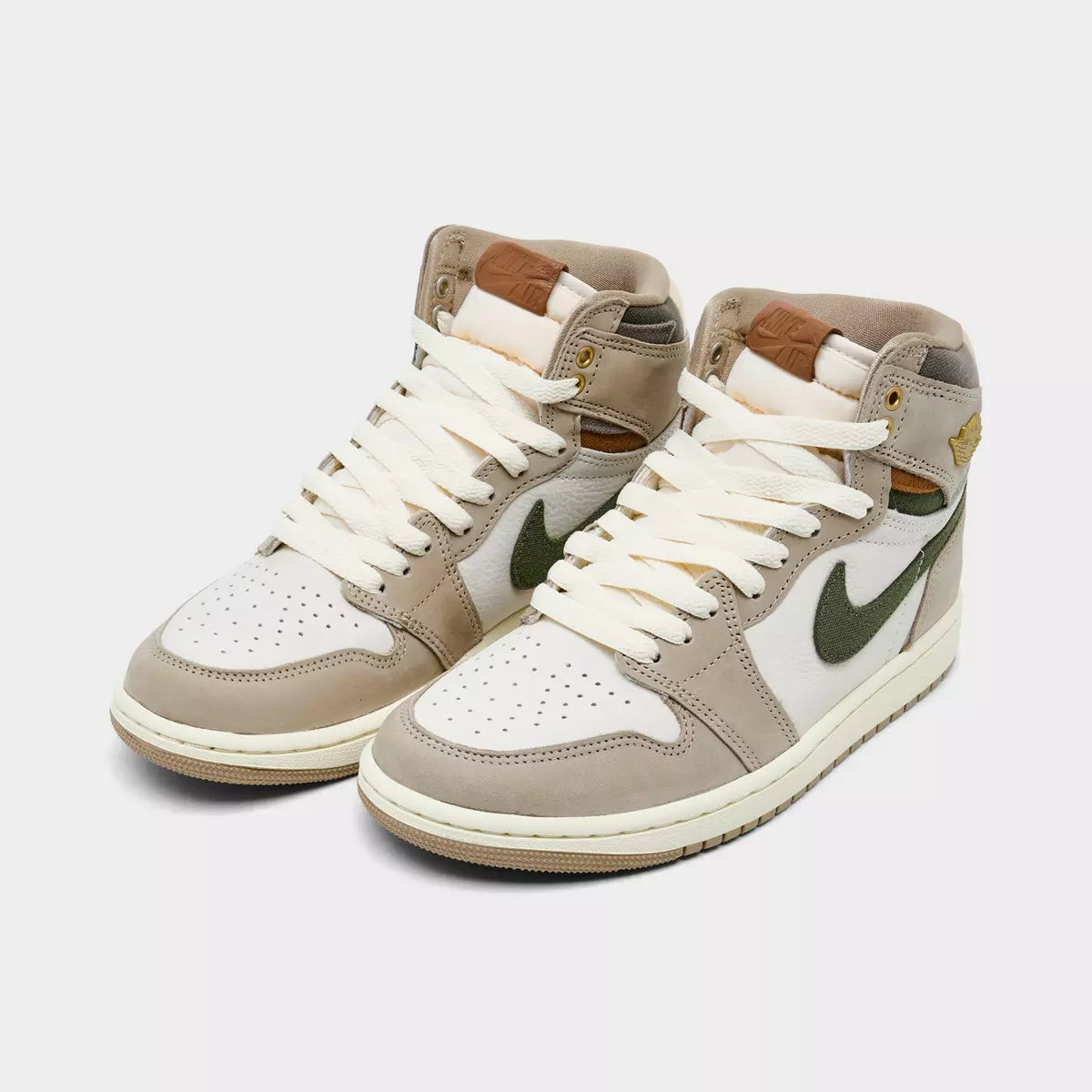 [fd2596-201] Womens Air Jordan Retro 1 High Og 'khaki'