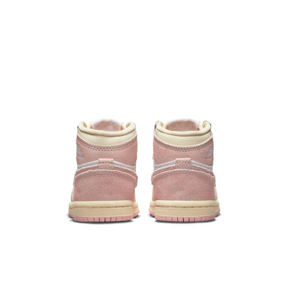 Air Jordan Preschool Retro 1 High Og 'Washed Pink Td' Sneakers
